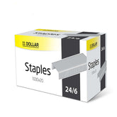 DOLLAR Staples x1000 Pins 24/6